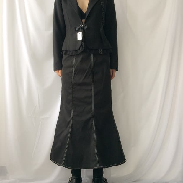 lace trimming ribbon point jacket