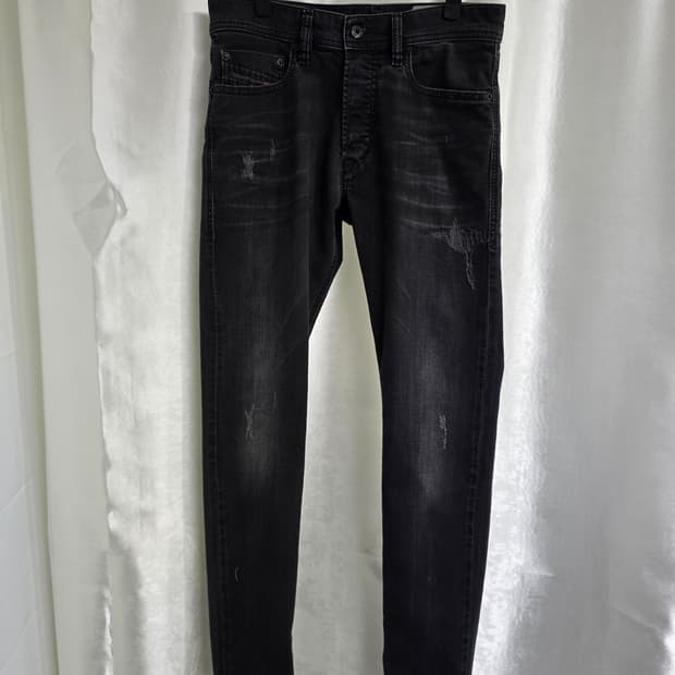 디젤 블랙 데님 청바지 (1730)