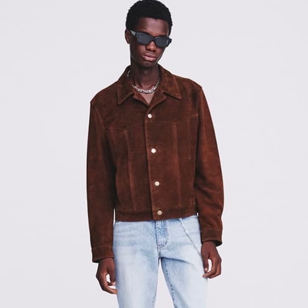 토니웩 웨스턴 스웨이드 크롭 트러커 자켓