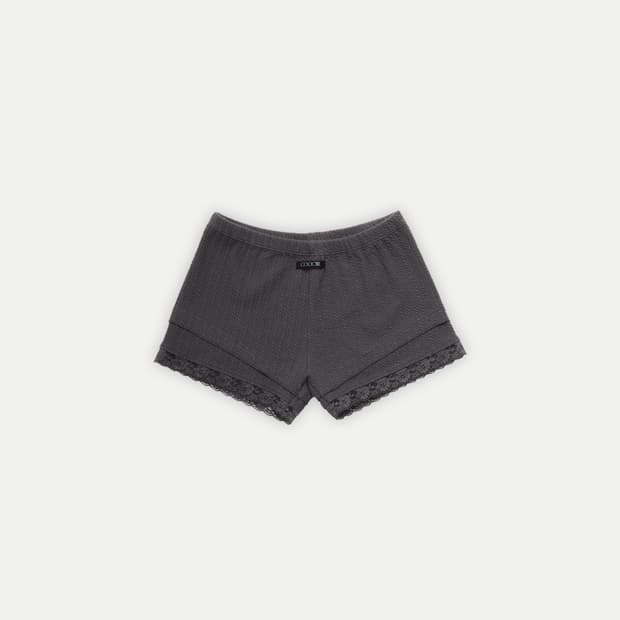 콜로신스 ANFORA LACE SHORTS DARK GRAY