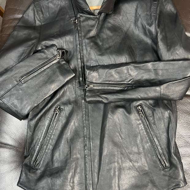 일본 어반리서치 양가죽자켓 38 