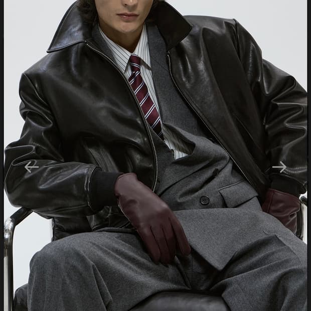 세비지 / 싱글 레더 블루종 / M