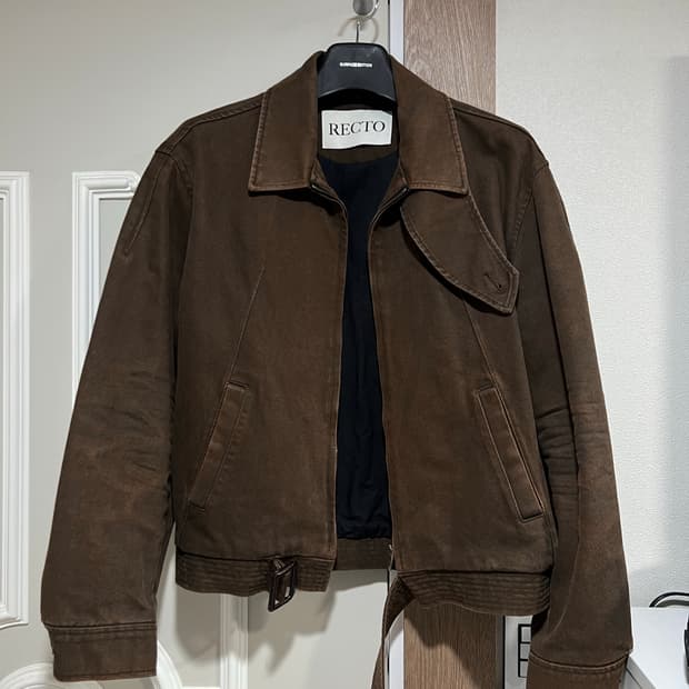 렉토 빈티지 워시드 헤링턴 자켓 S