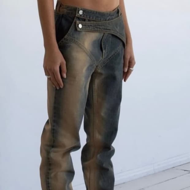 604서비스 더블 레이어 진 팬츠 double layer jean M