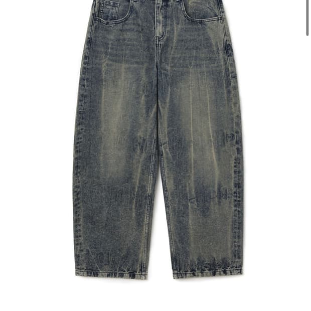 Reflect Curved Pants [Oil Blue]