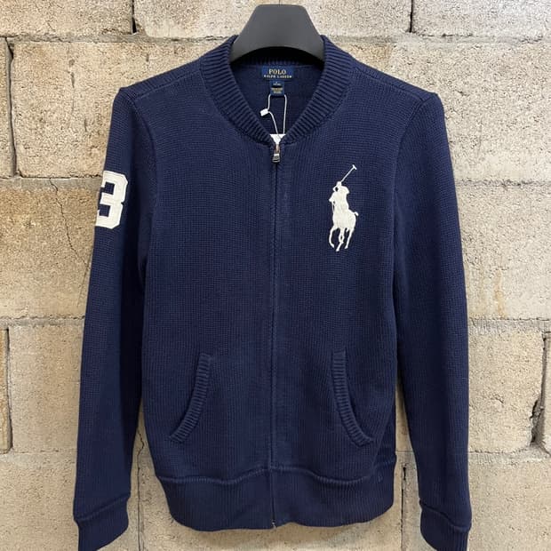 폴로 랄프 로렌 빅 포니 니트 집업