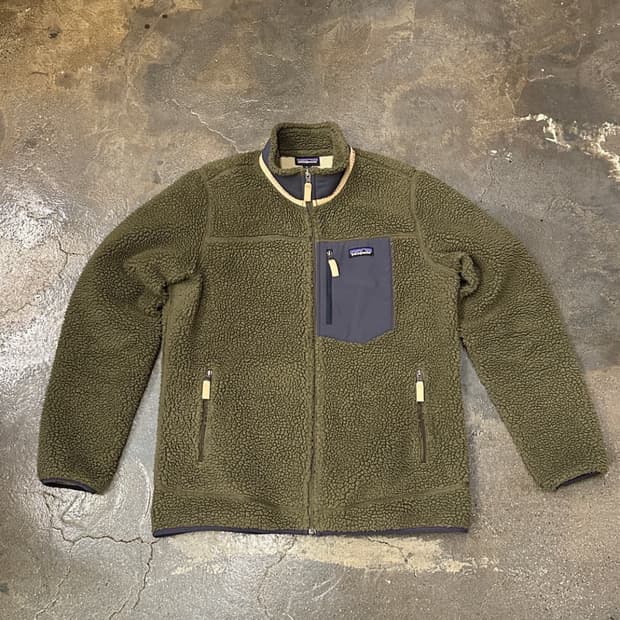 파타고니아 클래식 레트로X 후리스 올리브 XL