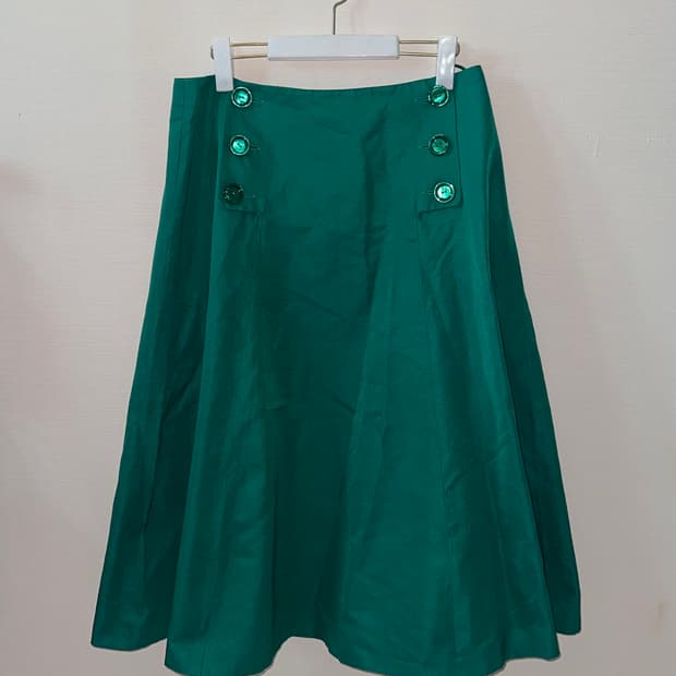 막스마라 빈티지 버튼 스커트