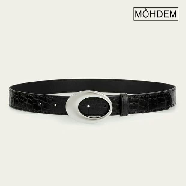 [Unisex] 원버클 크로커다일 벨트