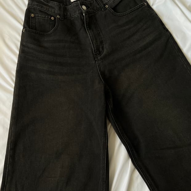 [S] 비바스튜디오 와이드 데님 팬츠