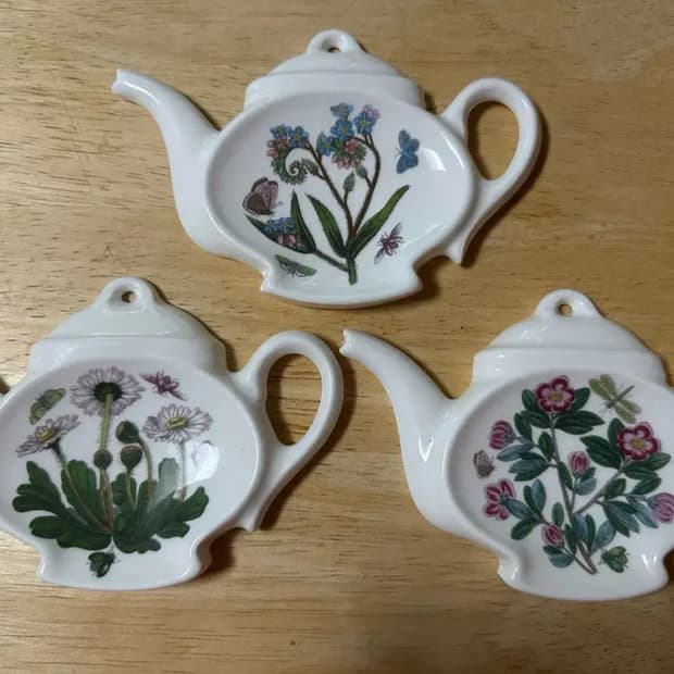 포트메리온 보타닉가든 티백 스푼 받침 3개