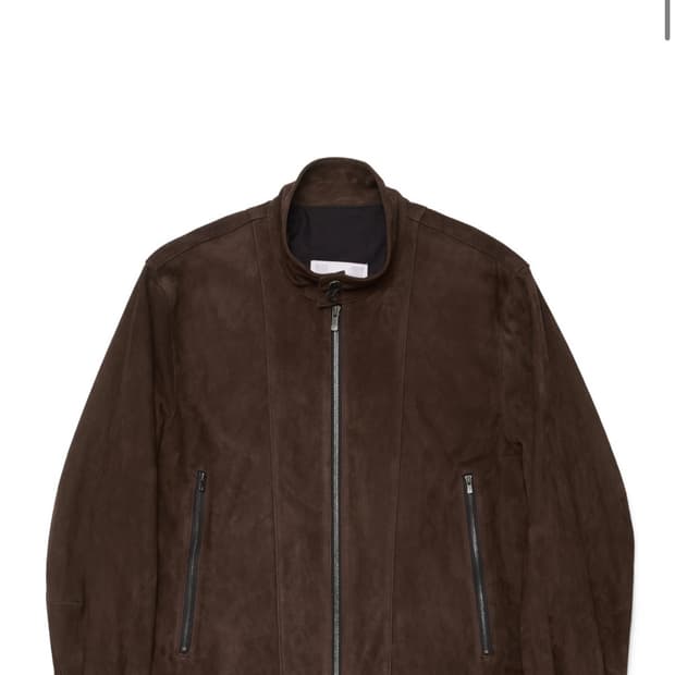 해칭룸 스웨이드 레더자켓 브라운 4사이즈