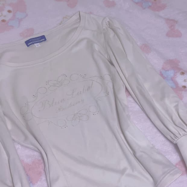 Burberry ♥ 버버리 블루라벨 핀터깔 뮤트 셔링 탑 히메오네갸루