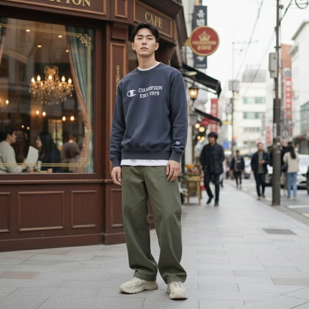 Champion 챔피온 빈티지 컷오프 맨투맨 100