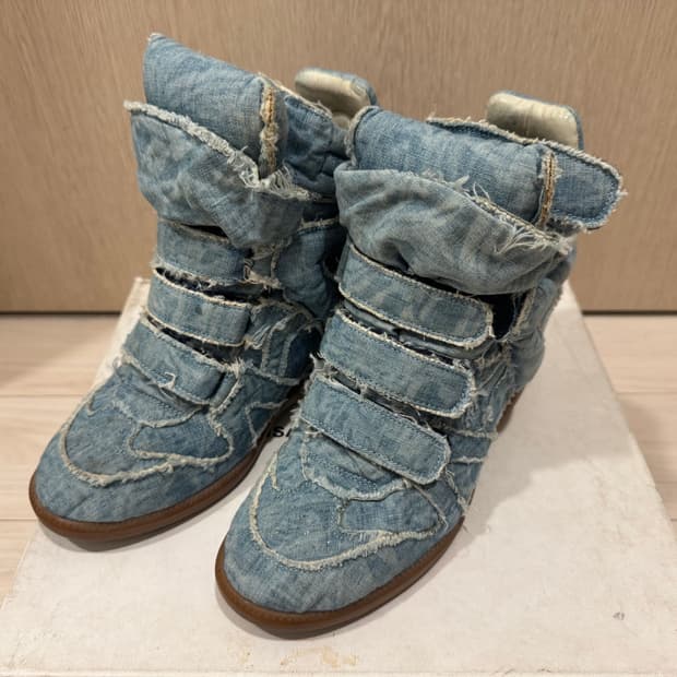 이자벨마랑 베켓 데님 스니커즈