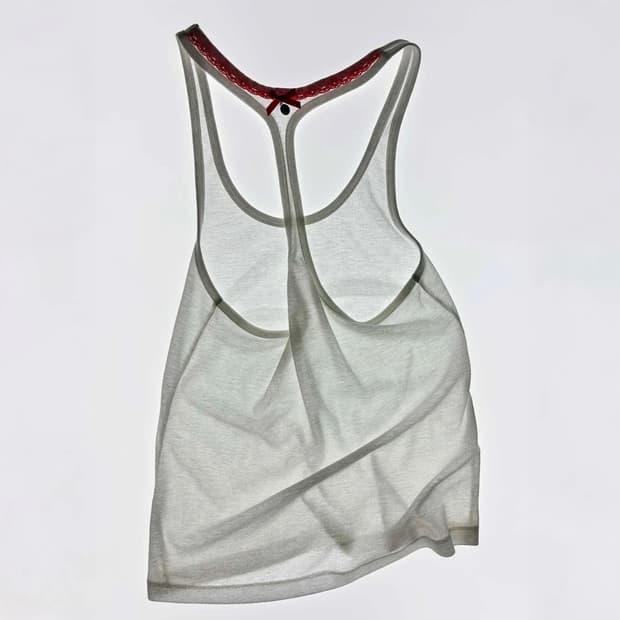 스컬프터 Thong sleeveless white