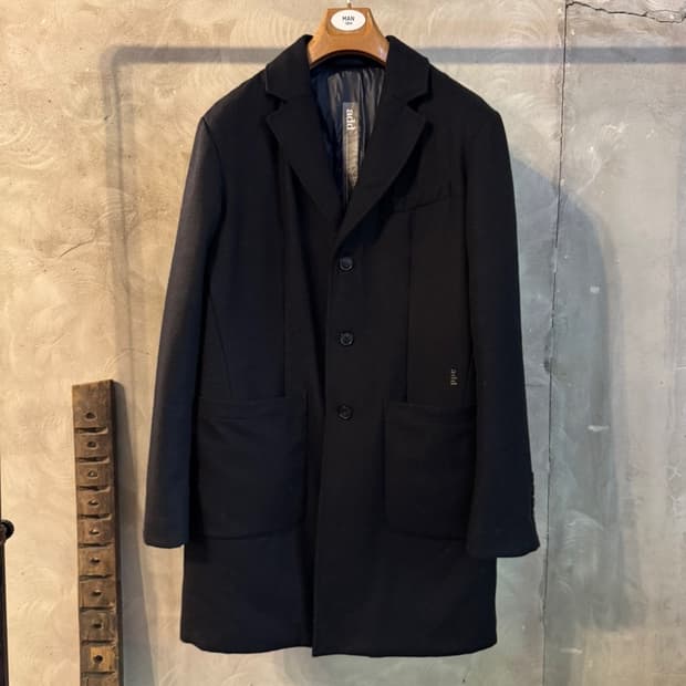 Add 구스다운 체스터필드 코트 100