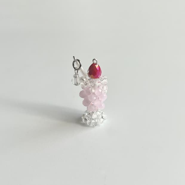 Strawberry Milk Keyring