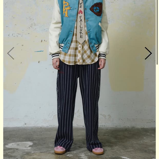 프라블럼올웨이스 바시티 봄버 자켓