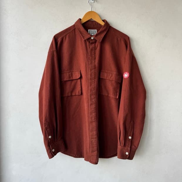 Fw24 카브엠트 플라넬 빅 셔츠