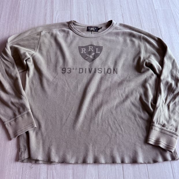 rrl 더블알엘 93rd 와플니트 레어템 xl