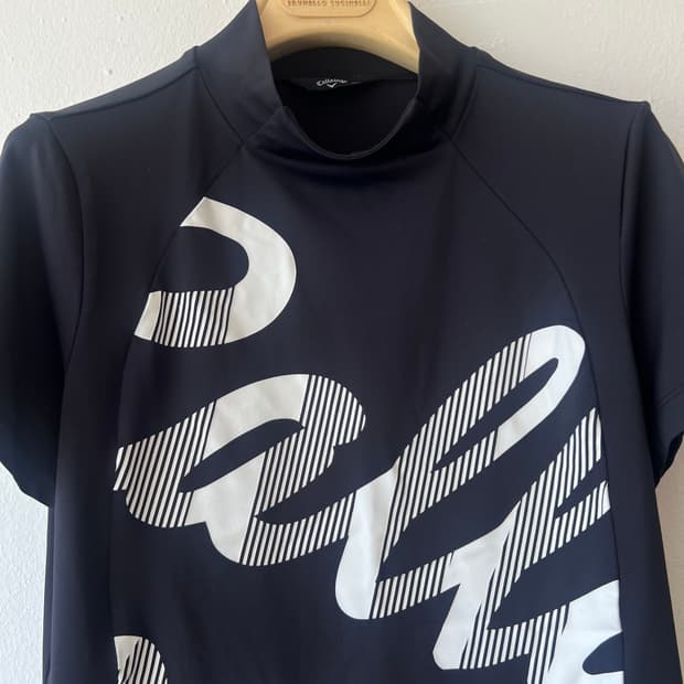 캘러웨이 여성 기능성 하프터틀넥 반팔티셔츠