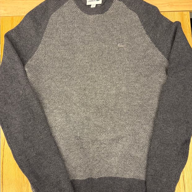 [S] 라코스테 그레이 니트