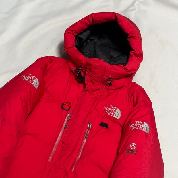 M 노스페이스 히말라야 800 레드 필파워 다운 패딩