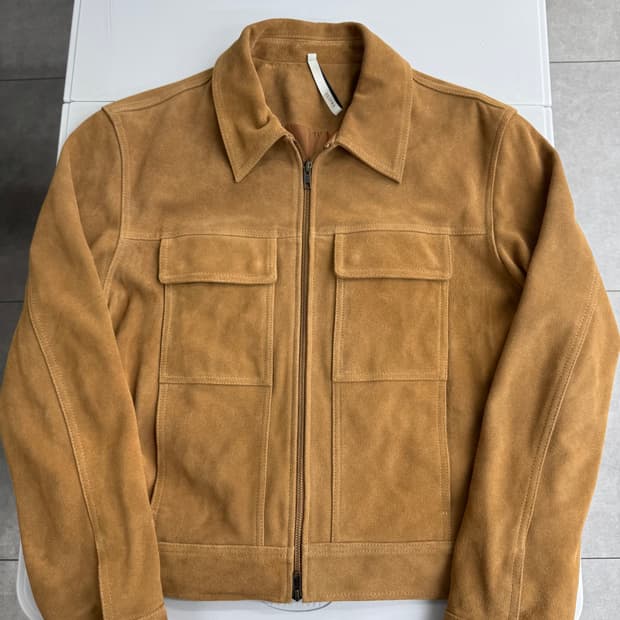 노이어 소가죽 스웨이드 자켓