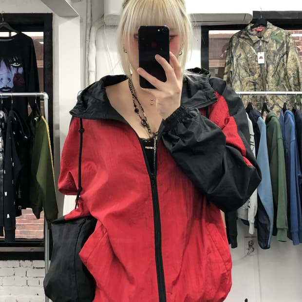 미스치프 빅로고 바람막이