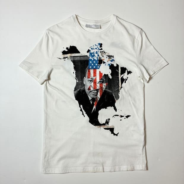 닐바렛 마틴 루터 킹 그래픽 크루넥 반팔 티셔츠 PN9058