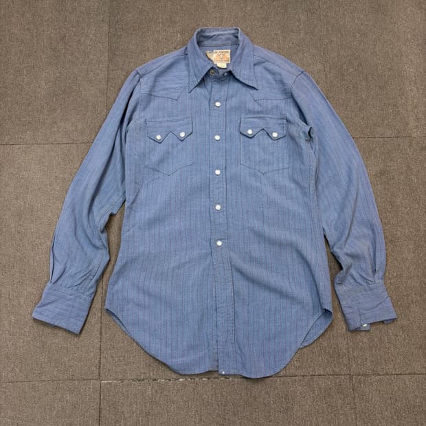 50s levis 리바이스 빈티지 웨스턴 셔츠 s