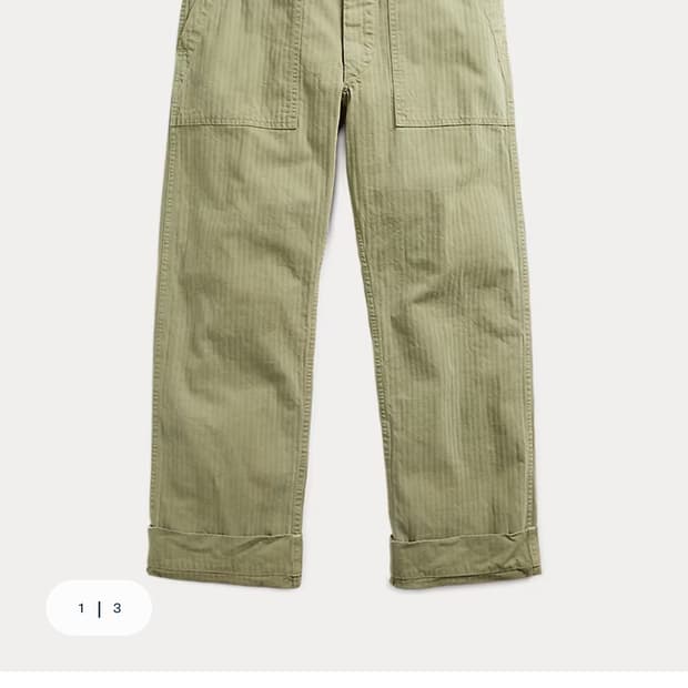 RRL 헤링본팬츠 브루스터그린 32-32