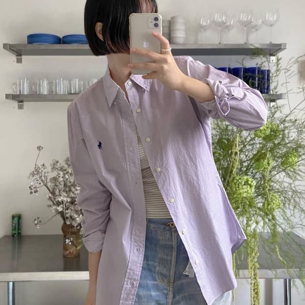 폴로 랄프로렌 체크 셔츠 (Man M)