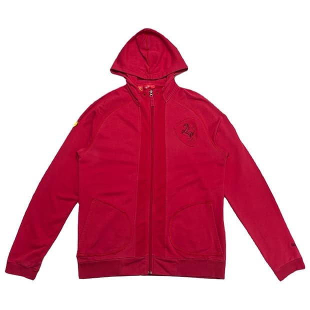 PUMA 스쿠데리아 페라리 후드집업 레드 2XL