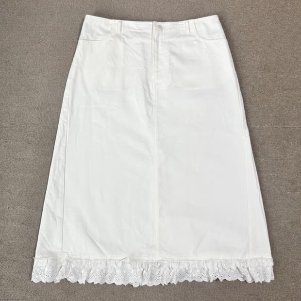 리본빛 사라 프릴 스커트