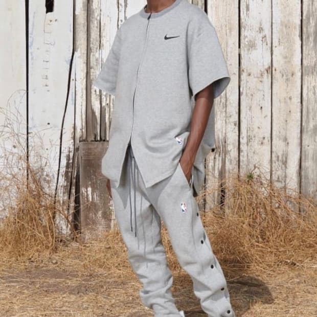 [XS] 나이키 X 피어오브갓 웜업 탑 그레이 초판