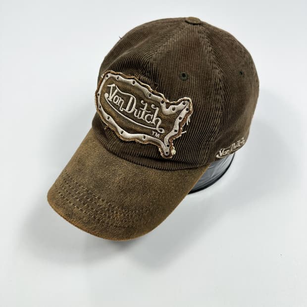 본더치 레트로 코듀로이 볼캡 모자