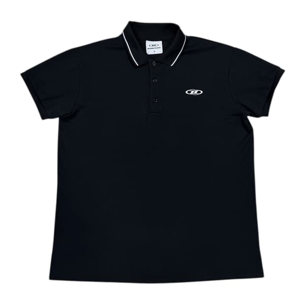 본투윈 머슬핏 카라 PK 티셔츠 블랙 3