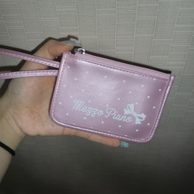 메조피아노 도트 카드 반지갑 빈티지 히메갸루 러블리 로걀