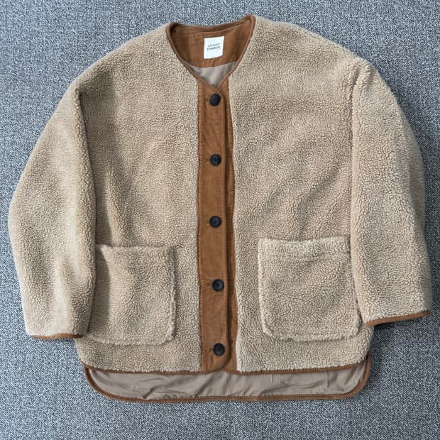 스튜디오톰보이 코듀로이 뽀글이 자켓