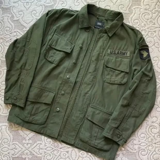 미군 정글 퍼티그자켓 디미트리 블랙