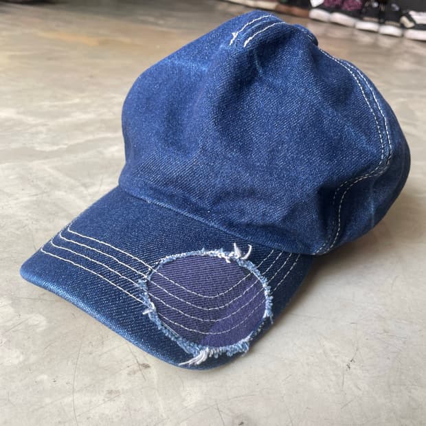 빔즈 데님 캡 빵모자st
