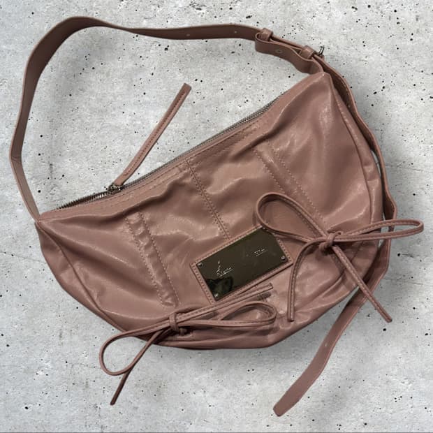 마뗑킴 핑크 리본 숄더백 가방