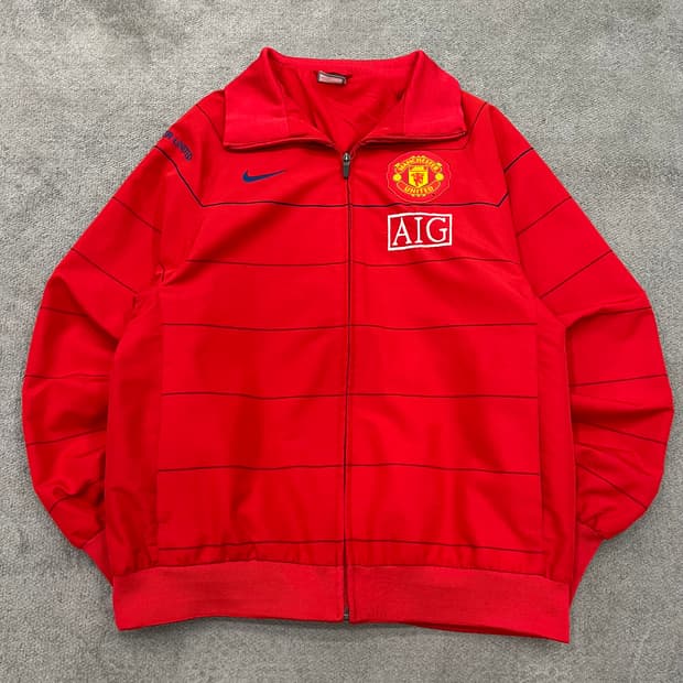 S 나이키 맨체스터 유나이티드 맨유 AIG 트랙자켓
