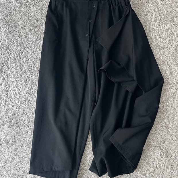 yohji yamamoto 드레이핑 팬츠