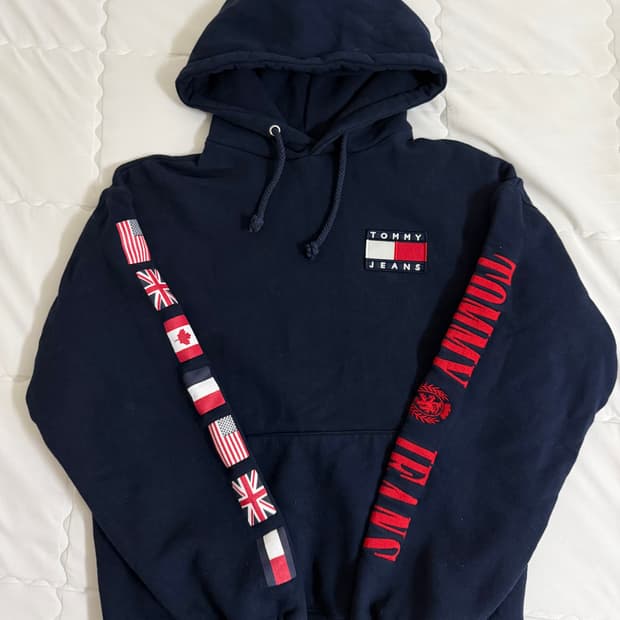 타미힐피거 후드티