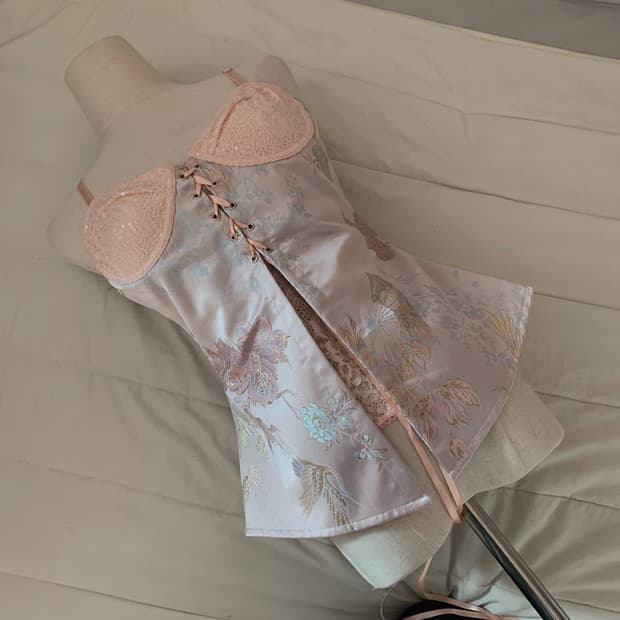 추구미 빈티지 대장 코르셋 오리엔탈 페어리 빈티지 코르셋 빈티지 나시