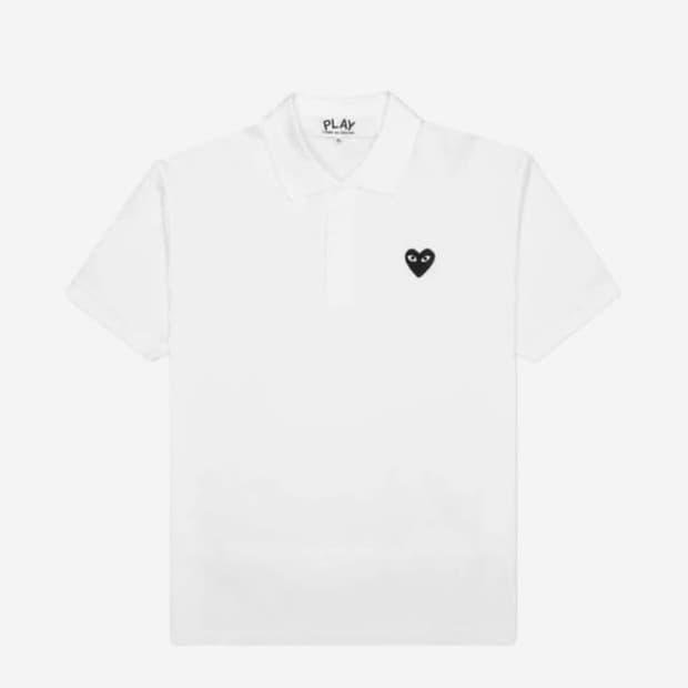 (새상품) 꼼데가르송 폴로 반팔 M 화이트