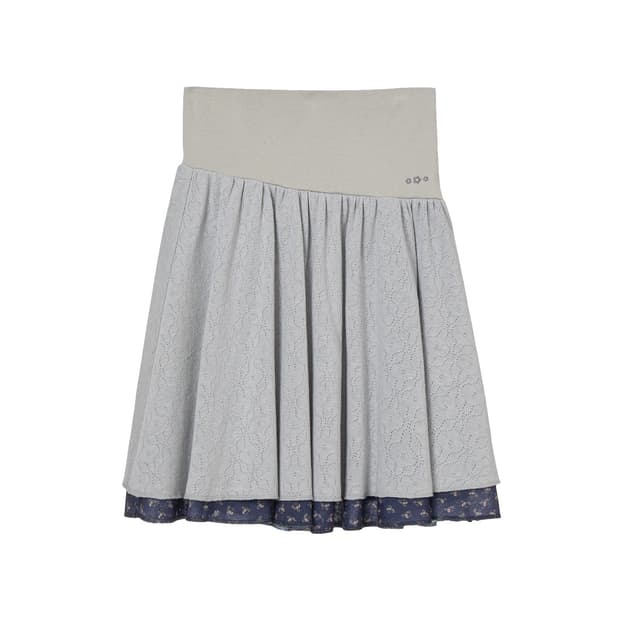 aeae LAYERED SKIRT 새상품 [GREY]